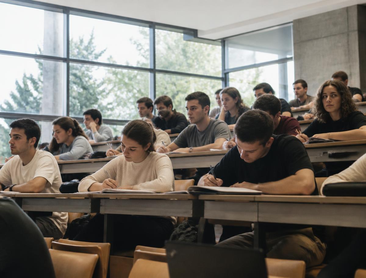 Étudiants de JP2Sup en amphithéâtre